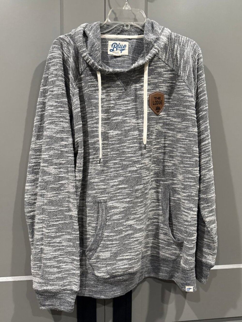 Blue 84 The Lodge MN - Unisex Heavy Cotton Hoodie Size XL Gray - Picture 5 of 6